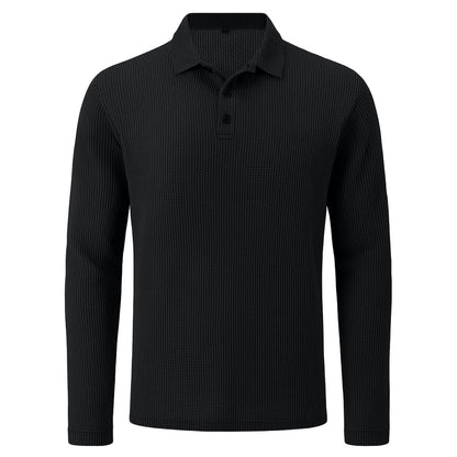 Lusso - Polo manches longues ultra-confortable pour homme